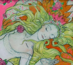 I've Come Nonetheless, Watercolor, Paper, Figurative Art, Mythology, Signed