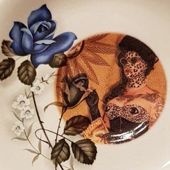 Amazing Stories, Ceramic Plate, Vintage China, Photo Transfer, Signed