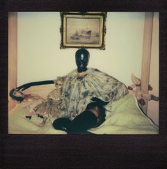 Boudoir Dolls, Photography, Polaroid, Figurative Art, Vintage Frame, Signed