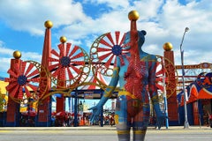 Coney Island, Body Painting, Performance Art, Photography on Aluminum
