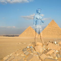 Lost In Wonder: Pyramids of Giza, Body Painting, Performance Art, Photography