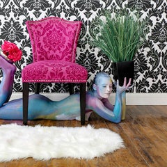 Some Assembly Required, Body Painting, Performance Art, Photography on Aluminum