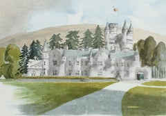 Balmoral - Signed Lithograph, Royal Art, Royal Homes, Balmoral Castle, British