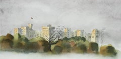 Castello di Windsor - Litografia firmata, Arte reale, Case reali, Architettura