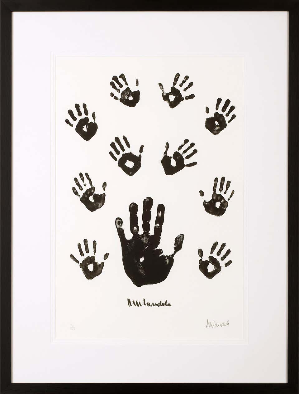 Impressions of Africa - Mandela, Former South African President, Signed Artwork