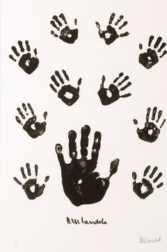 Impressions of Africa - Mandela, Former South African President, Signed Artwork