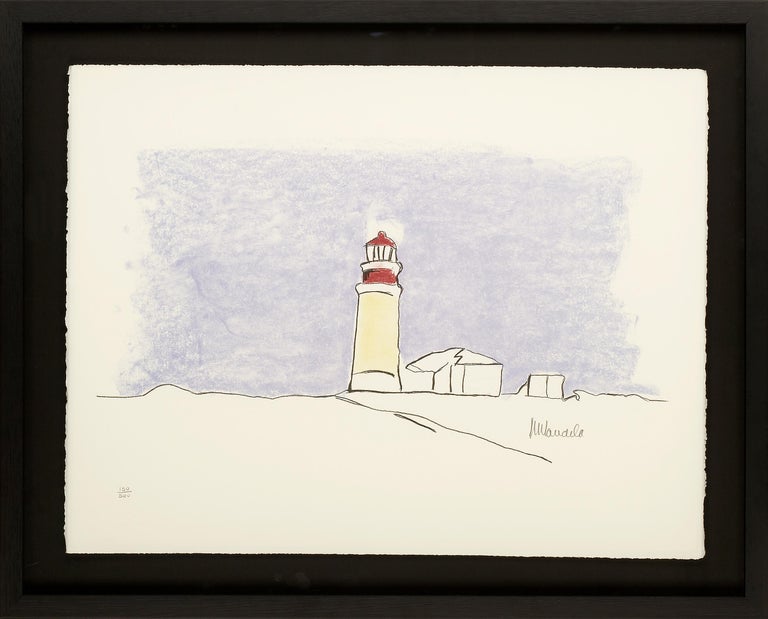 The Lighthouse - Mandela, Former South African President, Signed, Robben Island - Print by Nelson Mandela