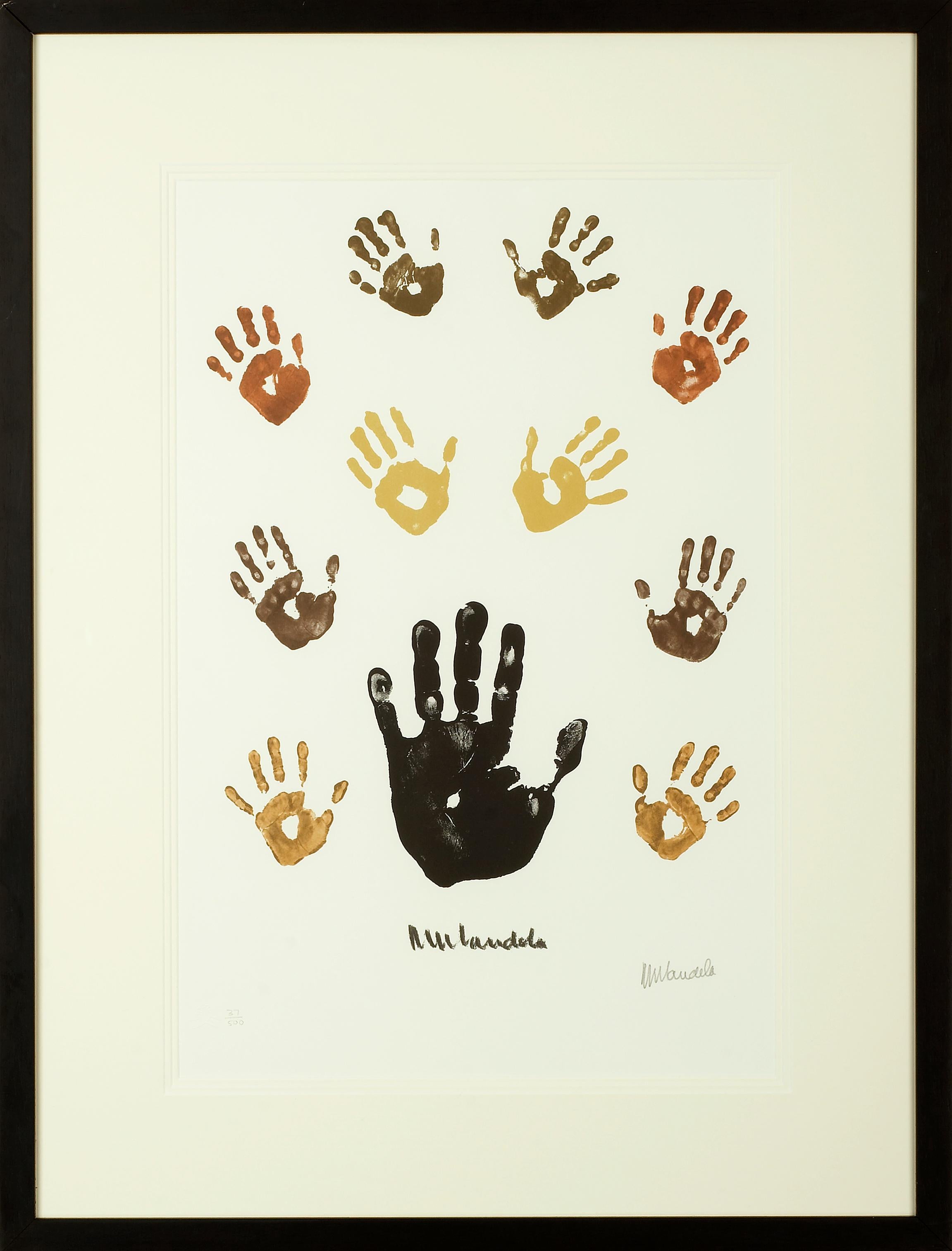 Impressions of Africa: Colour - Mandela, Former South African President, Signed - Print by Nelson Mandela
