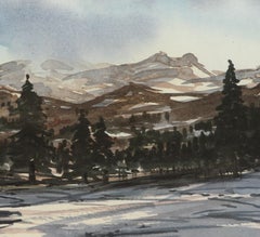 Balmoral Winter Scene - Signed Lithograph, Royal Art, Scotland, king charles III