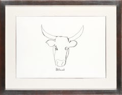 Madiba’s Nguni Bull II - Mandela, Former South African President, Original Art