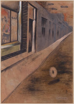 Dream Street - Contemporary, Surrealism, Mix media, Late 20th Century