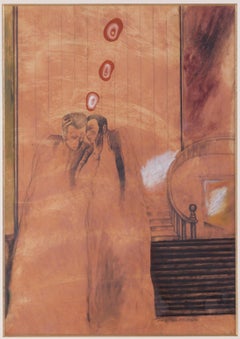 The Secret - Contemporary, Surrealism, Mix media, Late 20th Century