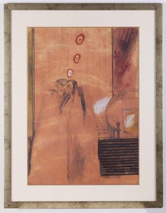 The Secret - Contemporary, Surrealism, Mix media, Late 20th Century