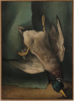 o.T. (Dead Duck) - Contemporary, Oil on Canvas, 21st C., Animal, Still life