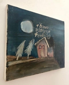 I have a strange feeling - Contemporary, Oil on Canvas, Landscape Painting