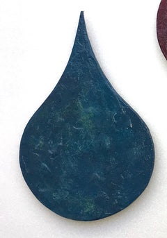 Träne/Tropfen (Tear/Drop) - Contemporary, 21st C., Blue, Aquamarine, Shape