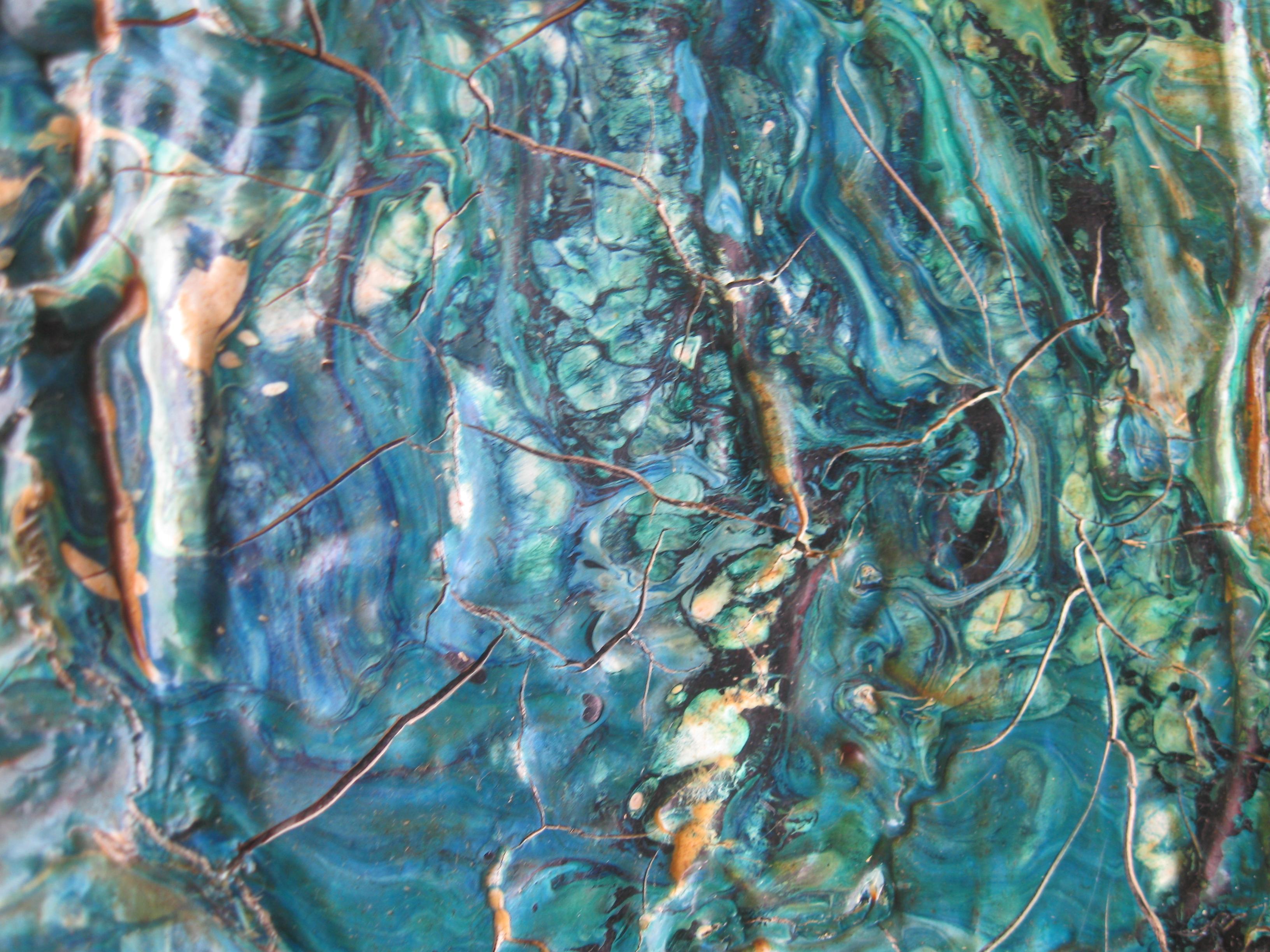Grande huile expressionniste abstraite du XXe siècle, datant d'environ 1975 en vente 7