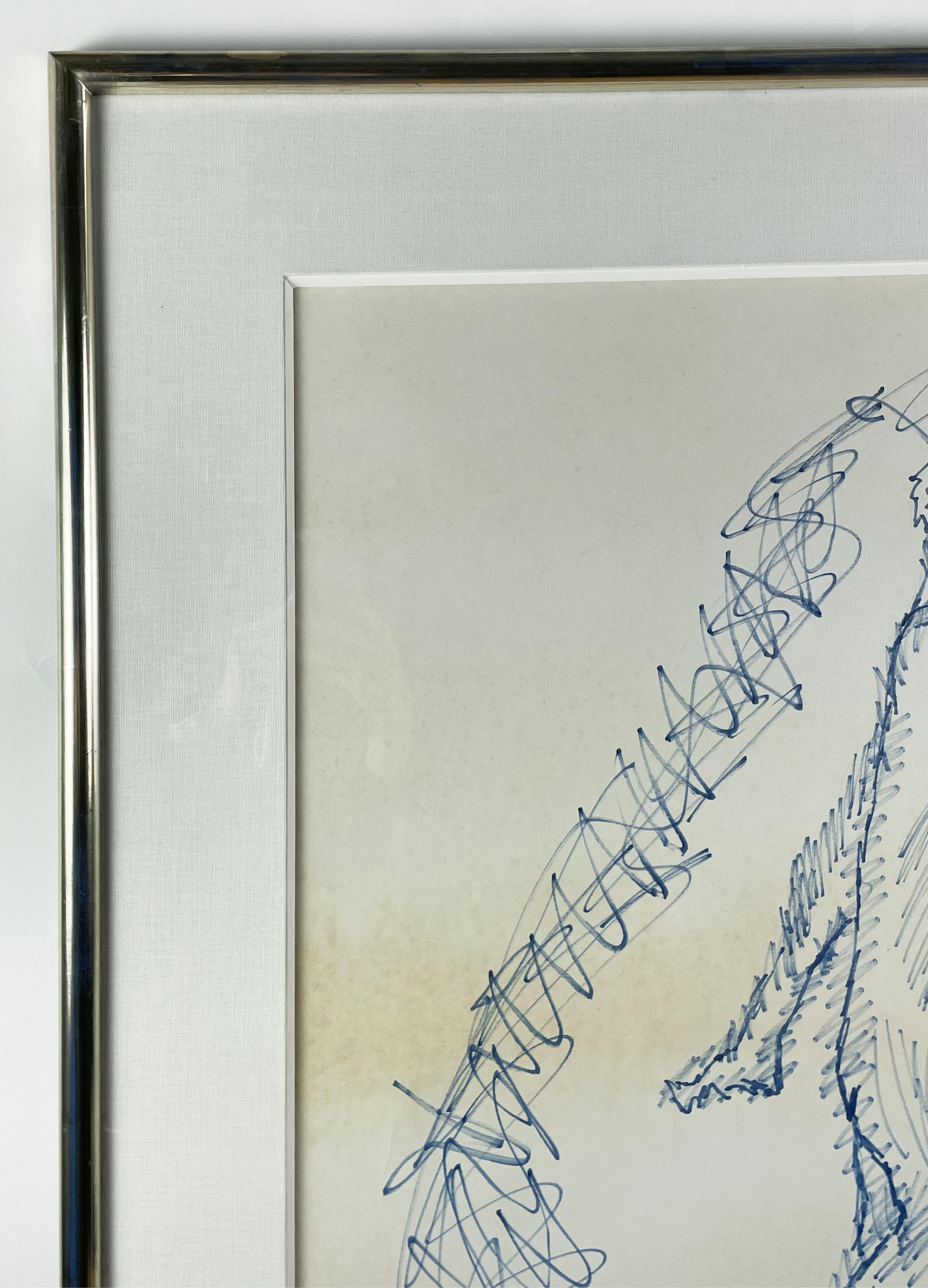 Femme suspendue (représentation) Claes Oldenburg, portrait de marqueur de femme dos nu  en vente 6