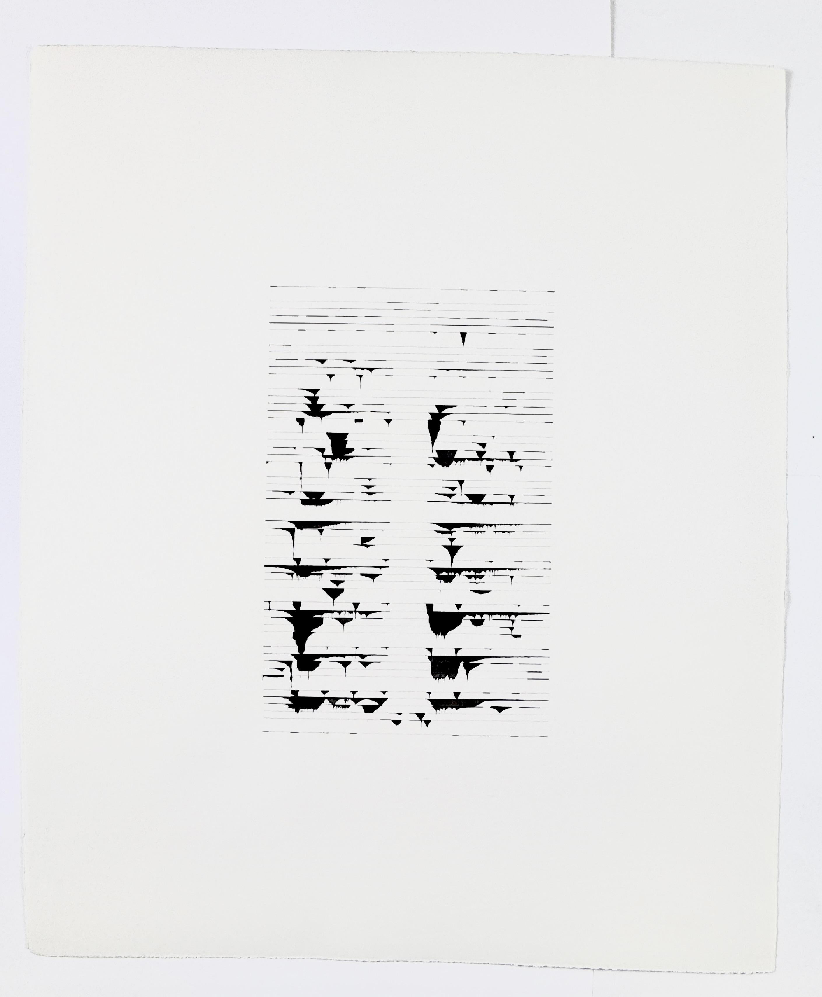 Set aus zehn abstrakten Tuschezeichnungen von David Knudsvig, Cteno Drawings  im Angebot 2