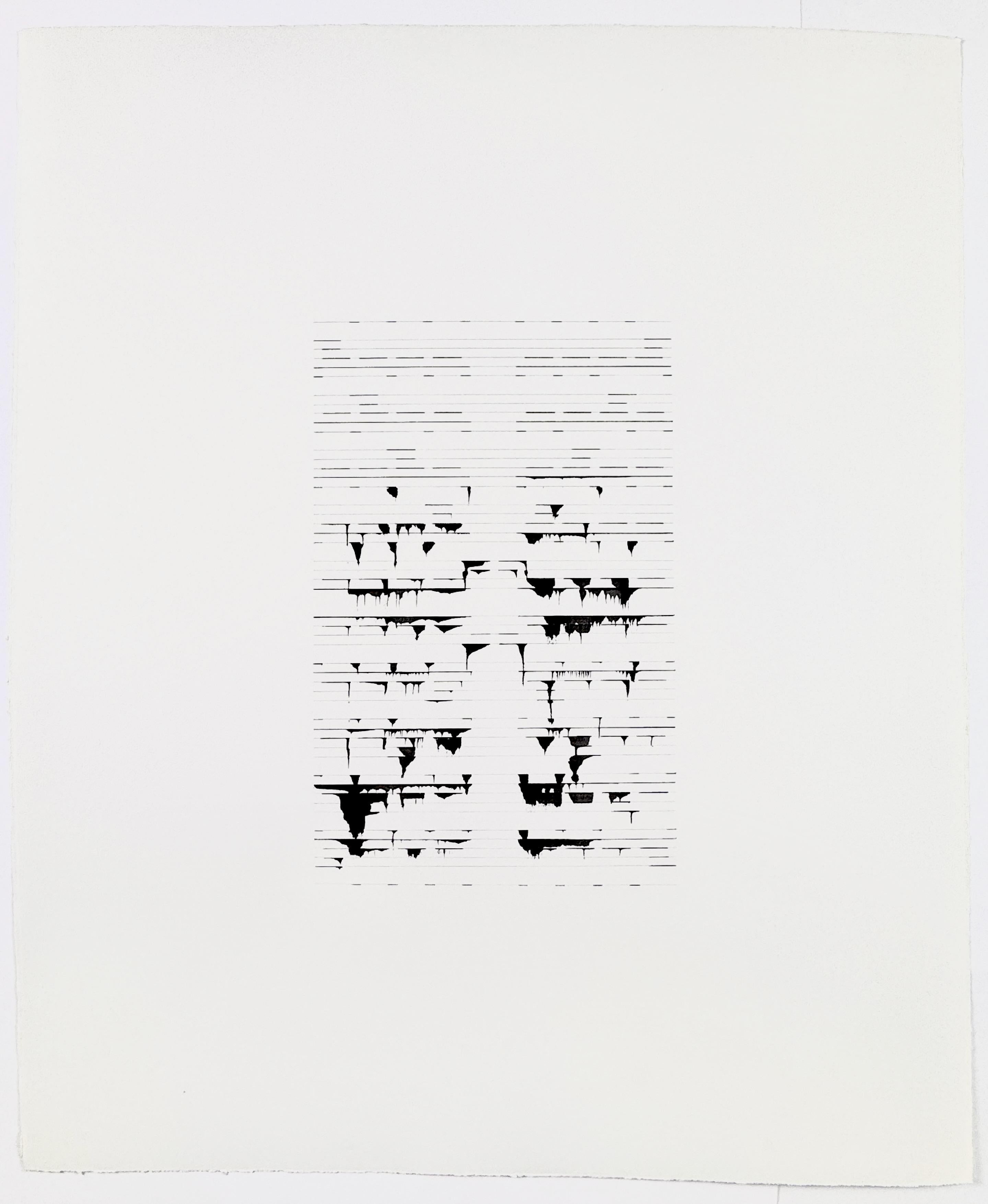 Set aus zehn abstrakten Tuschezeichnungen von David Knudsvig, Cteno Drawings  im Angebot 3