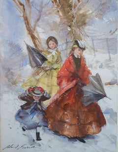 Vintage Winter Scene