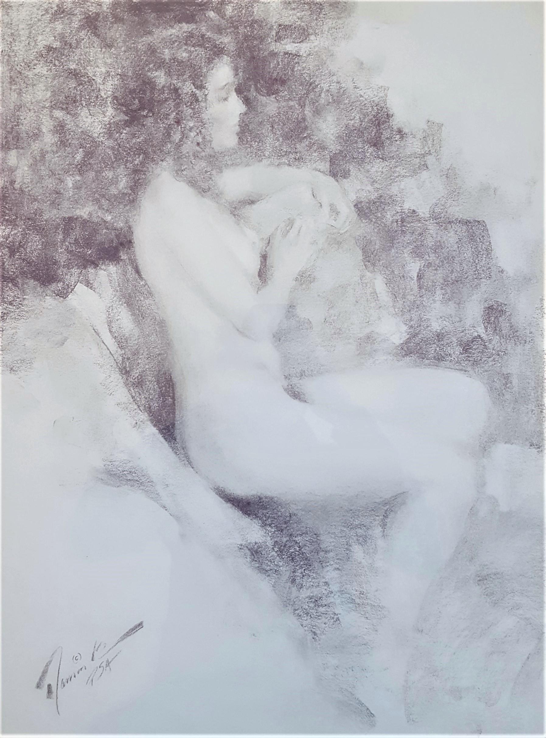 Nude with Silver Bracelet - Art by Ramon Kelley