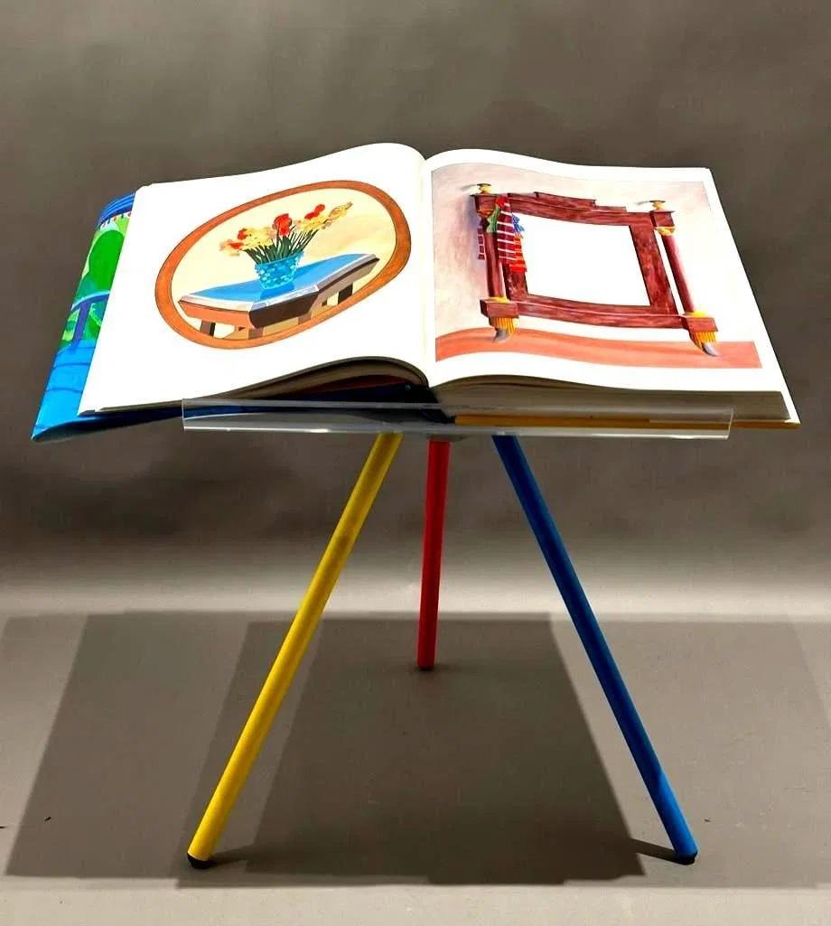 A Bigger Book /// David Hockney Huge Art Book with Stand Contemporary British 1