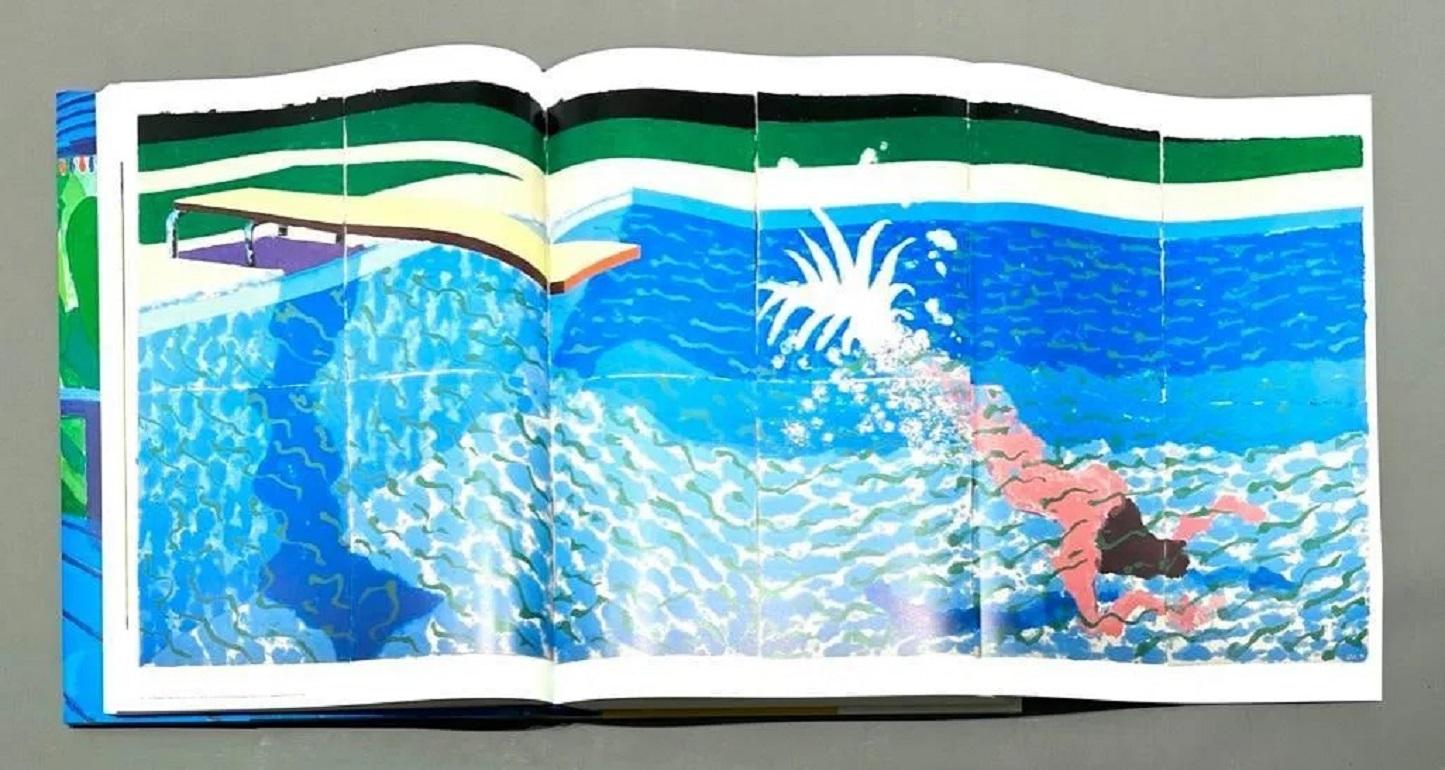 A Bigger Book /// David Hockney Huge Art Book with Stand Contemporary British 9