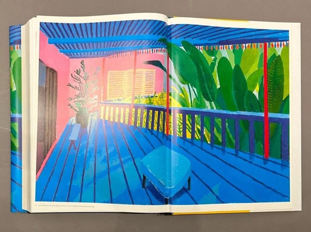 A Bigger Book /// David Hockney Huge Art Book with Stand Contemporary British 17