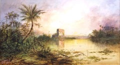 Sunset over Fort Matanzas, St. Augustine, FL /// Florida Landscape Hudson River