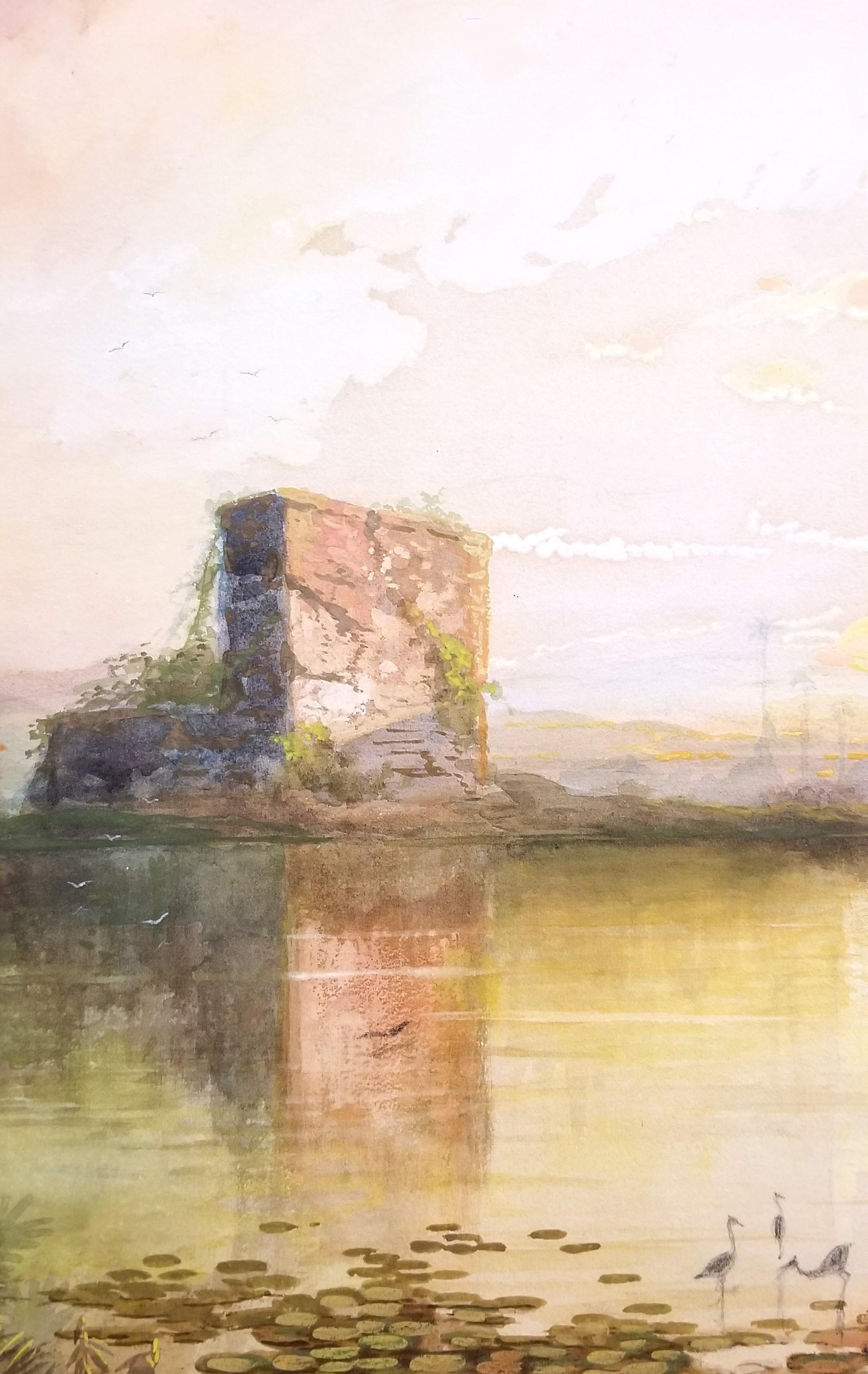 Sunset over Fort Matanzas, St. Augustine, FL /// Florida Landscape Hudson River 8