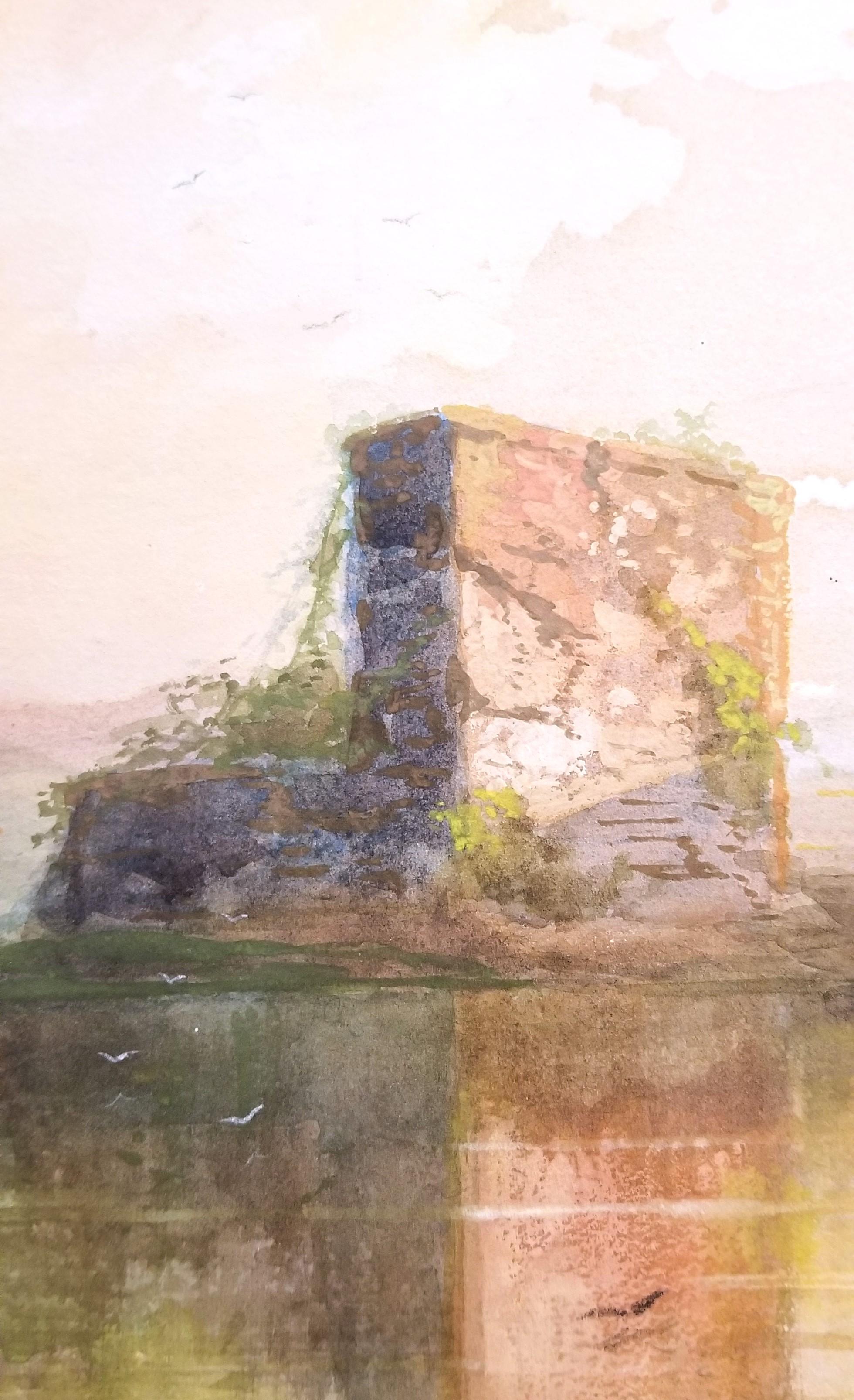 Sunset over Fort Matanzas, St. Augustine, FL /// Florida Landscape Hudson River 9