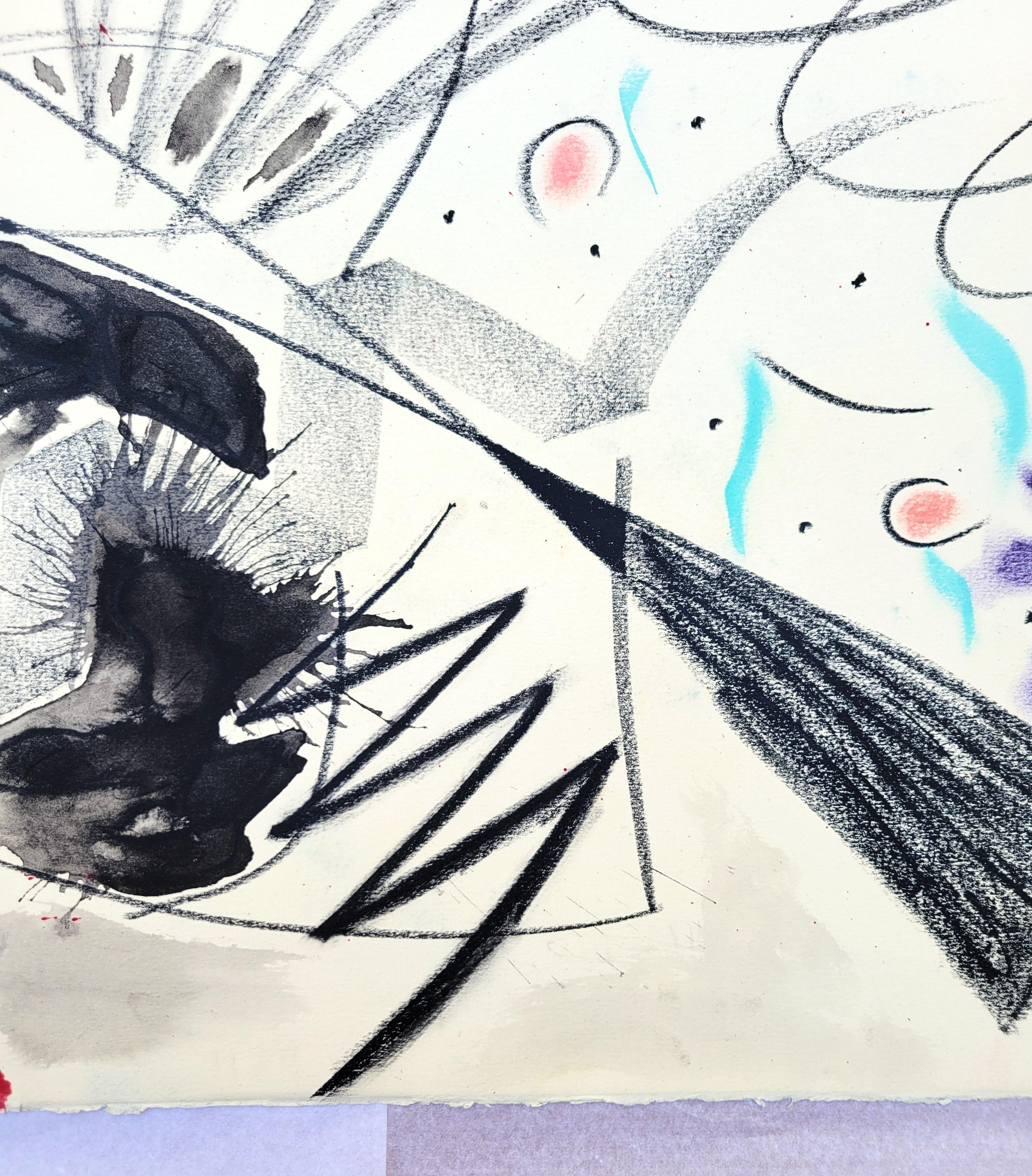 Ohne Titel /// Contemporary Abstract Geometric Pop Art Rolling Stones Pastel Art im Angebot 6