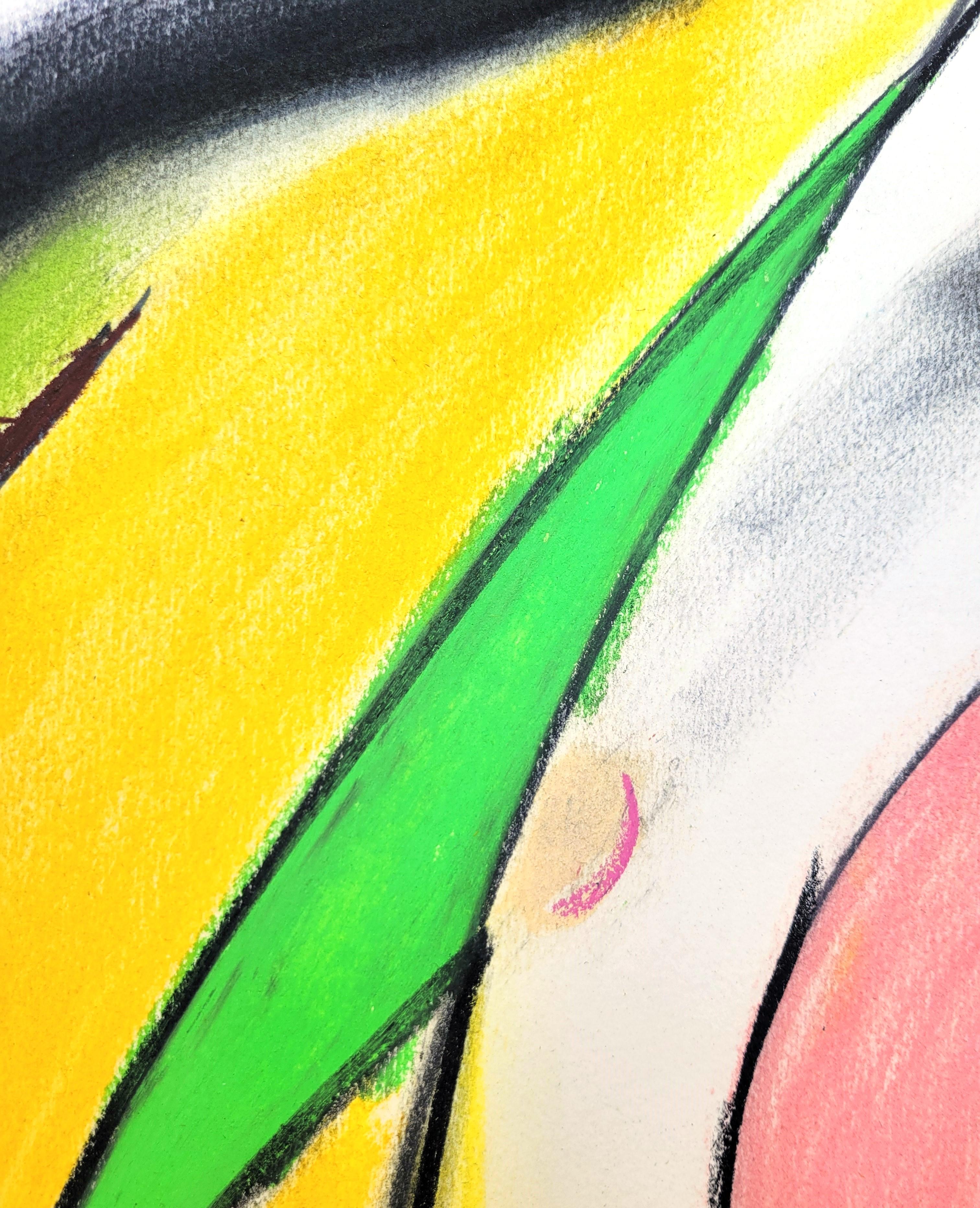 Banane /// Contemporary Abstract Pop Art Drawing Fruit Food The Rolling Stones en vente 10