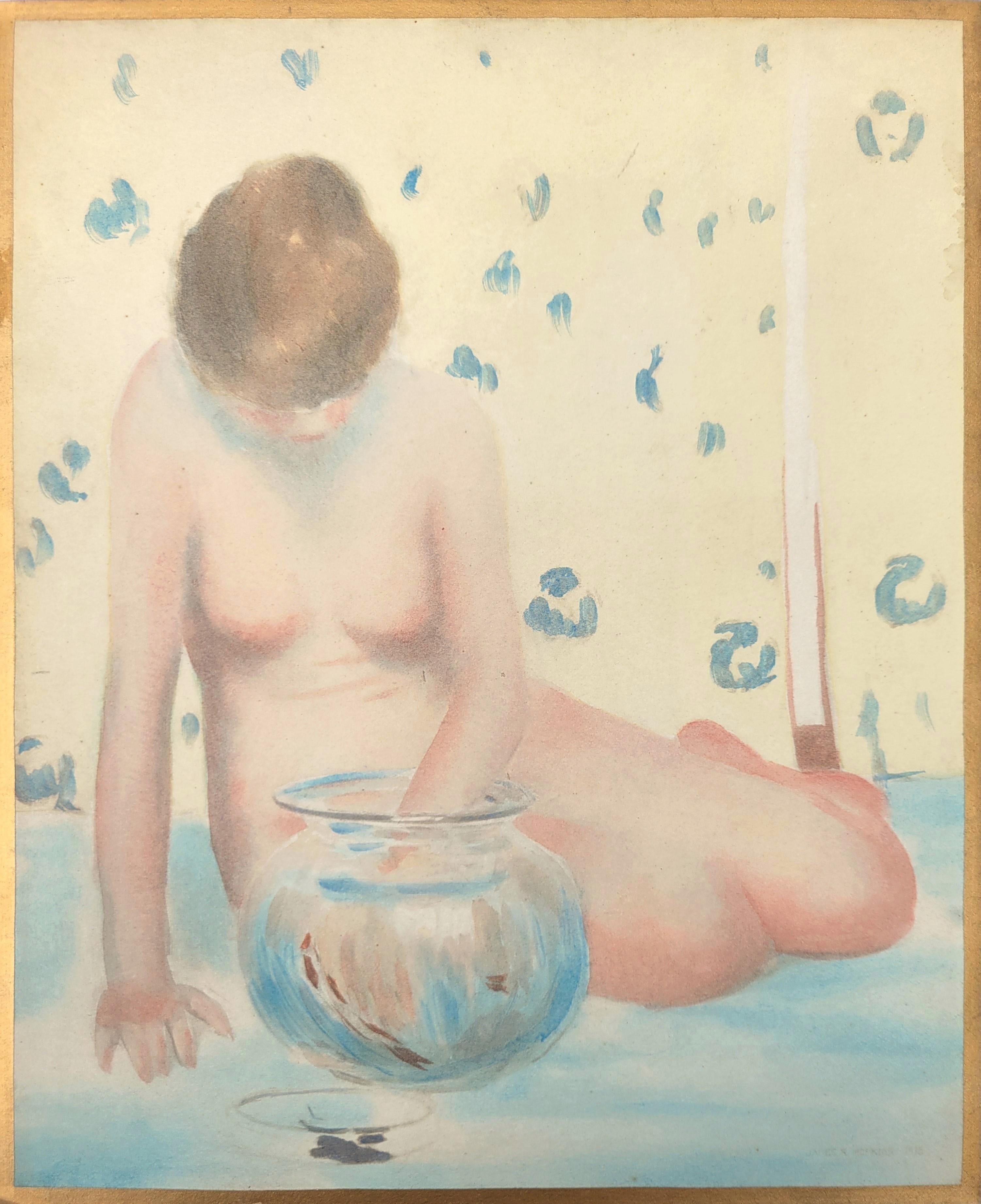 Bébé Dessins et aquarelles - Nus