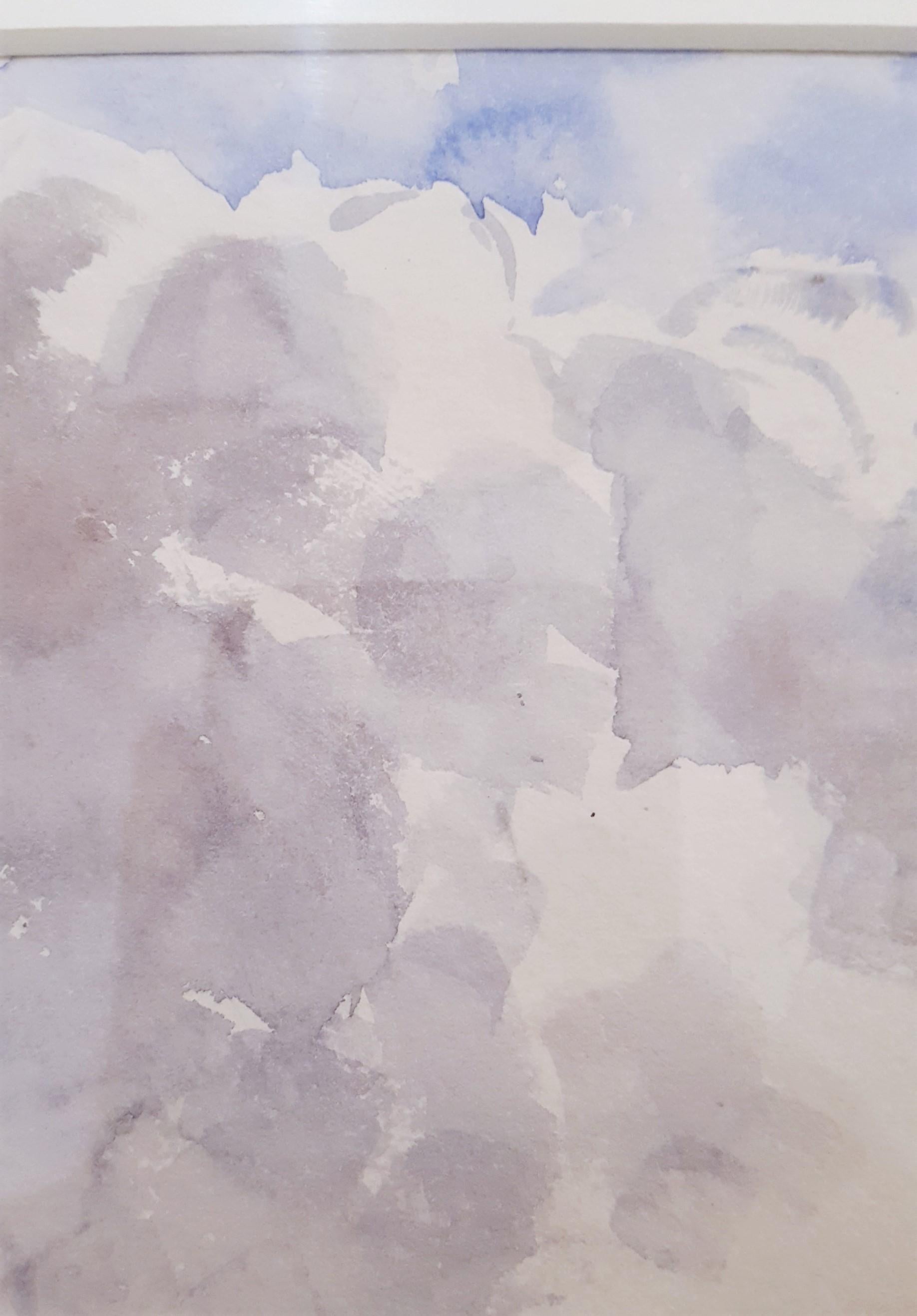 El Estanque Redondo, Jardines de Kensington, Londres /// Mujer Artista Acuarela Británica en venta 12