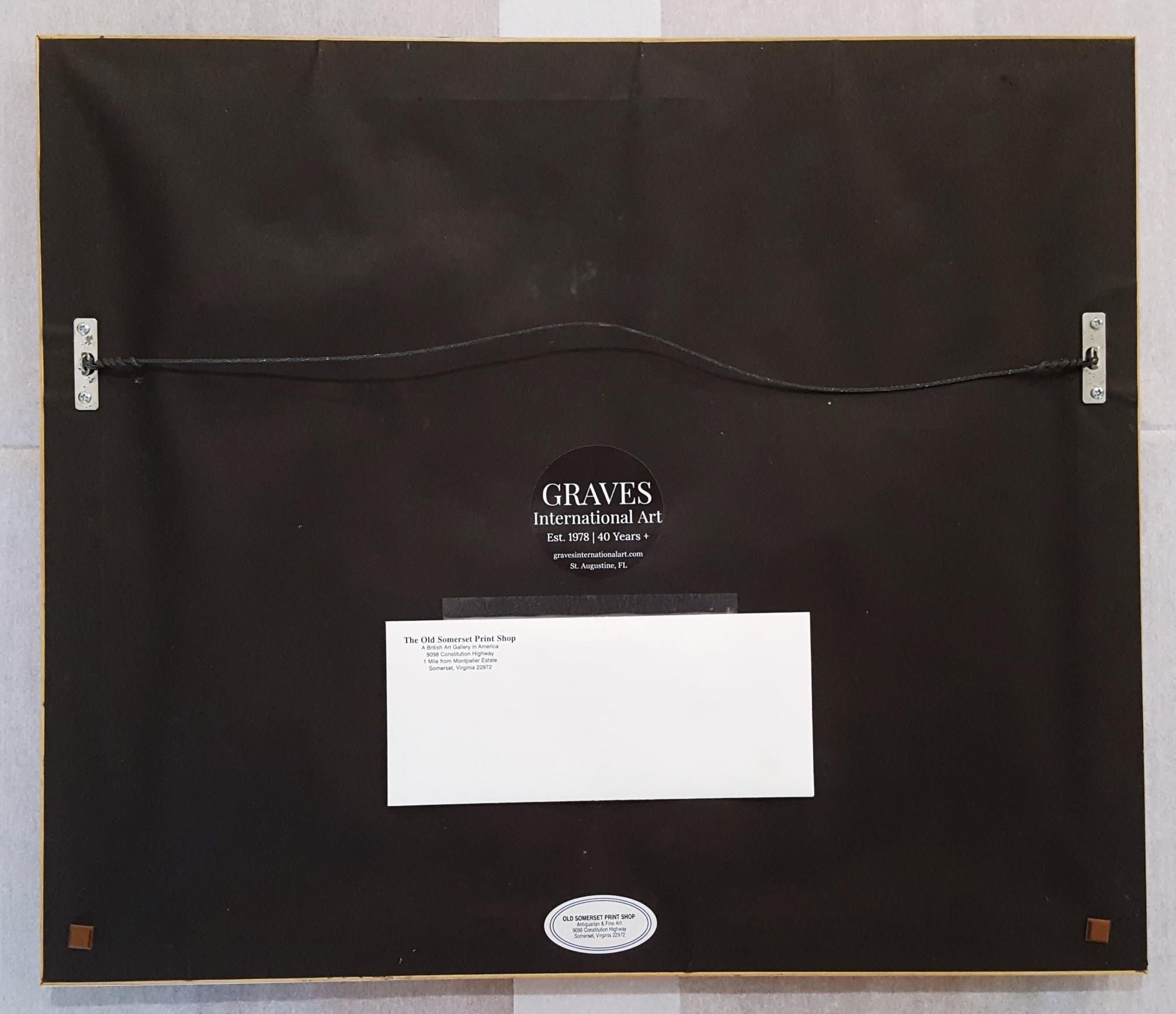 El Estanque Redondo, Jardines de Kensington, Londres /// Mujer Artista Acuarela Británica en venta 15