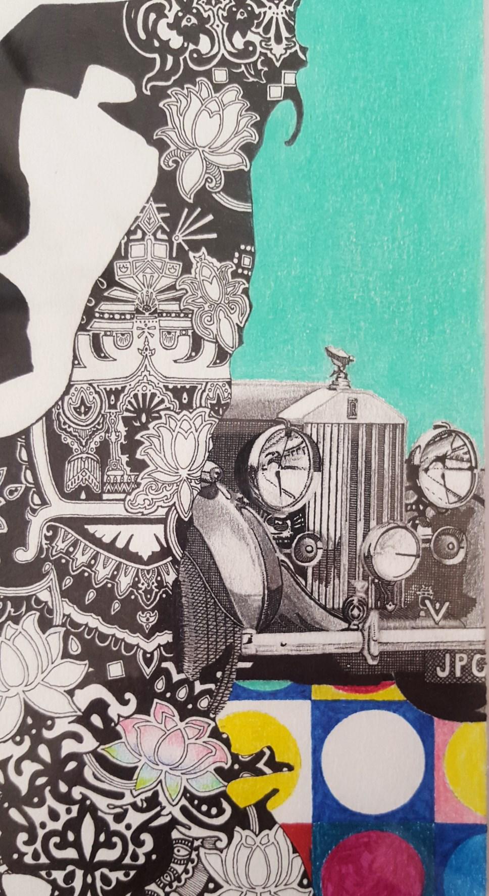 Manhattan (mit Linda Evangelista) /// Zeitgenössisches Street-Pop-Art-Model im Angebot 2