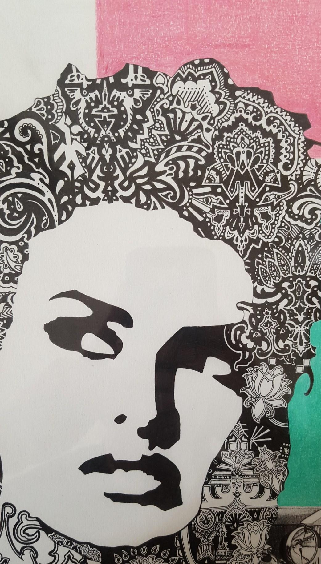 Manhattan (mit Linda Evangelista) /// Zeitgenössisches Street-Pop-Art-Model im Angebot 3