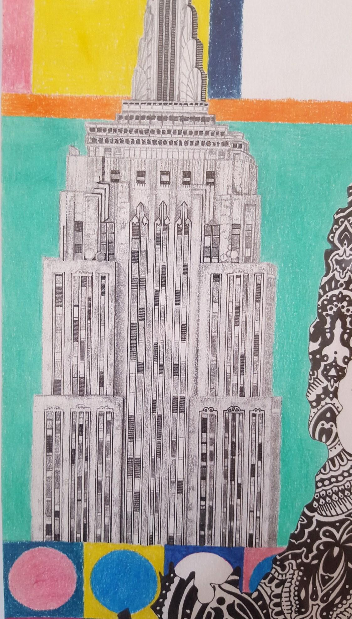 Manhattan (mit Linda Evangelista) /// Zeitgenössisches Street-Pop-Art-Model im Angebot 4