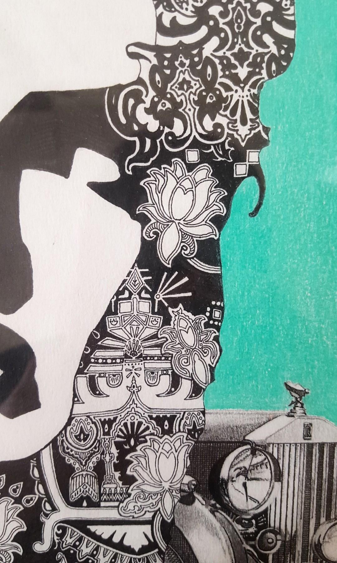 Manhattan (mit Linda Evangelista) /// Zeitgenössisches Street-Pop-Art-Model im Angebot 5