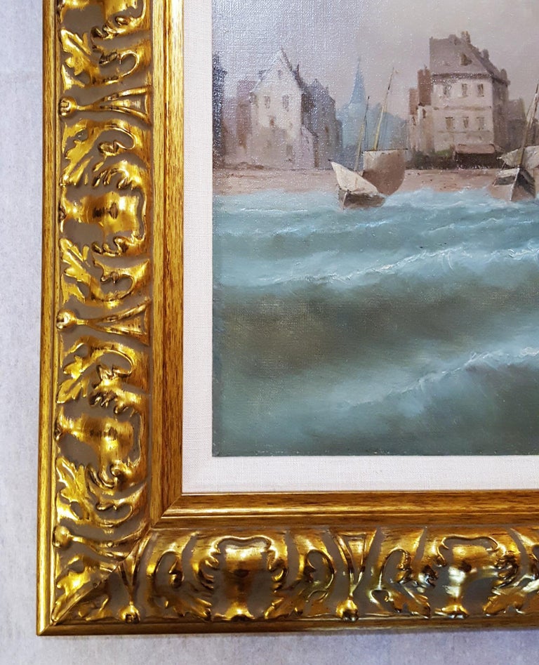 Vue de Venise (View of Venice) - Victorian Painting by Inoel