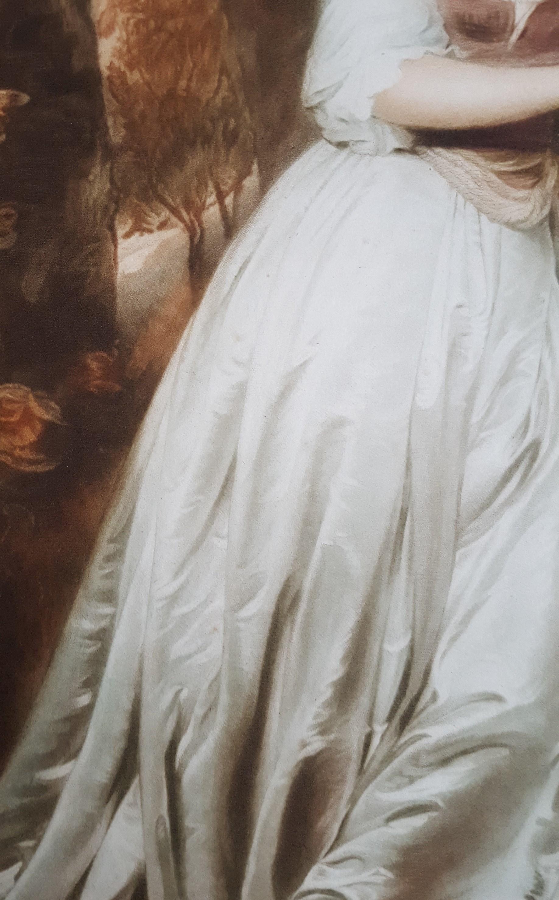 An original signed mezzotint engraving by English artist Sydney E. Wilson (1869-?) titled 
