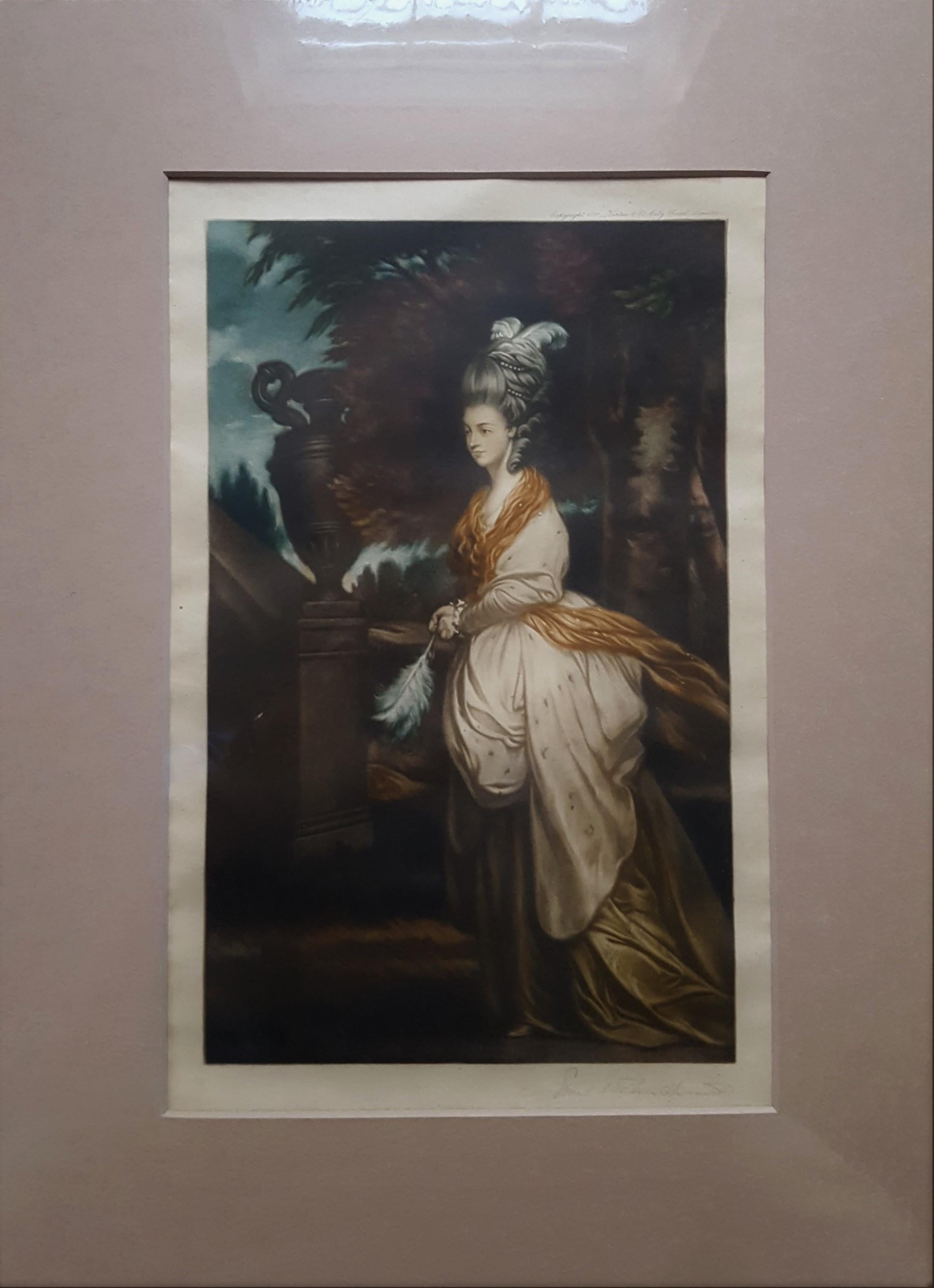 Mary Graham - Print by Thomas Gainsborough (After)