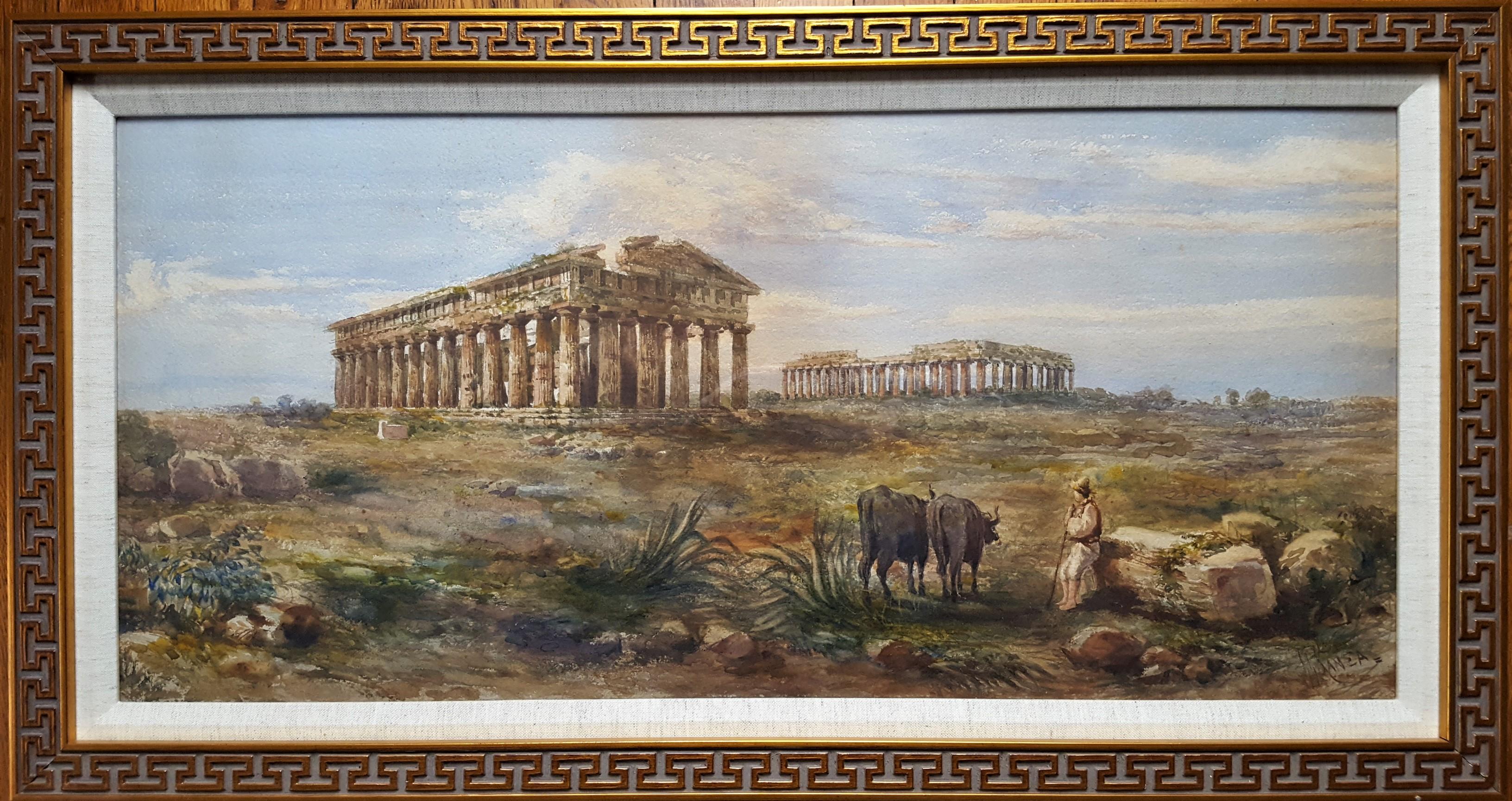 The First and Second Temple of Hera, Paestum - Art by Giovanni Giordano Lanza