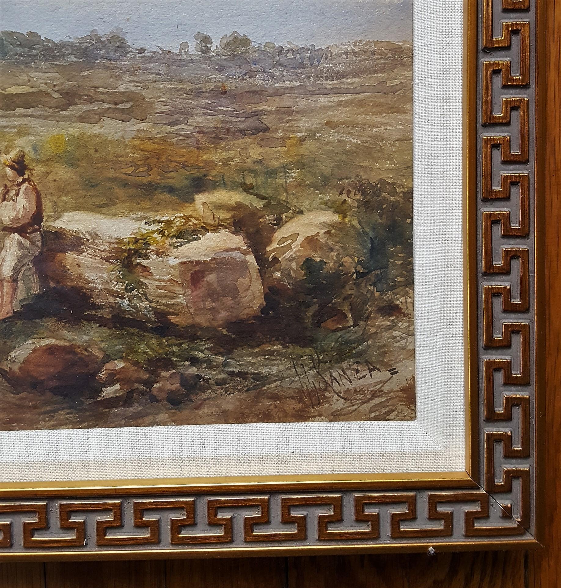 The First and Second Temple of Hera, Paestum - Victorian Art by Giovanni Giordano Lanza