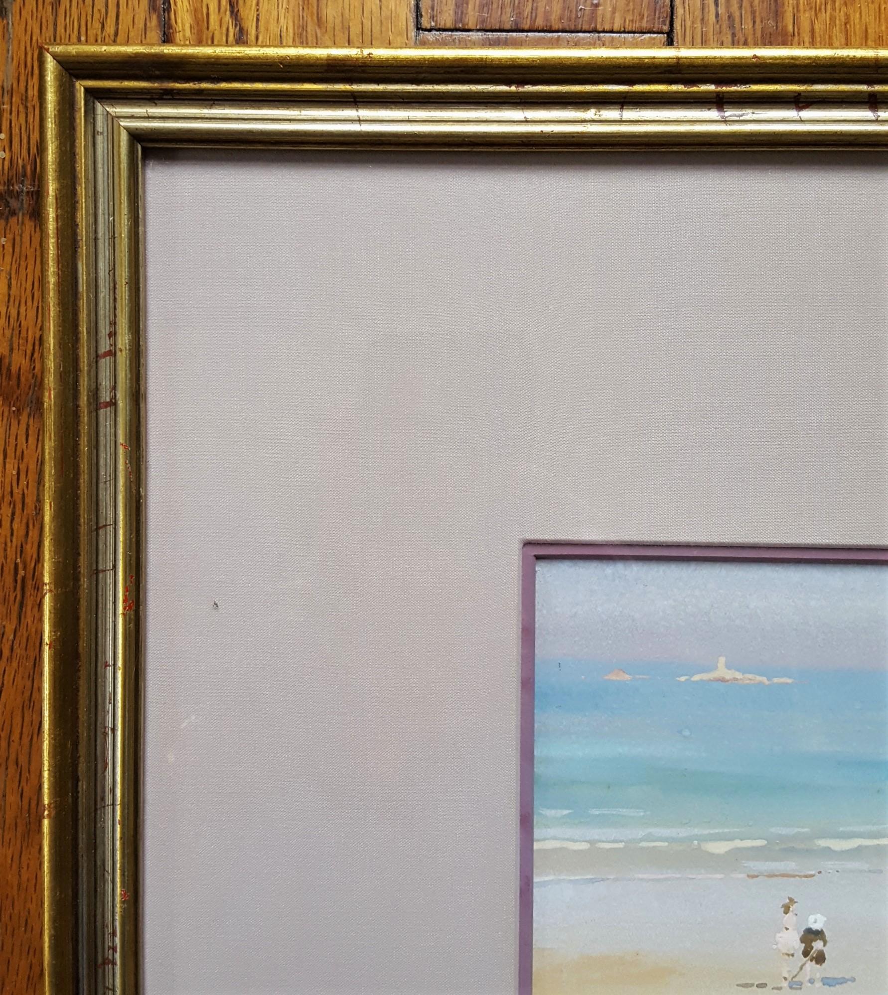 Beach Scene - Impressionist Art by George Sheringham