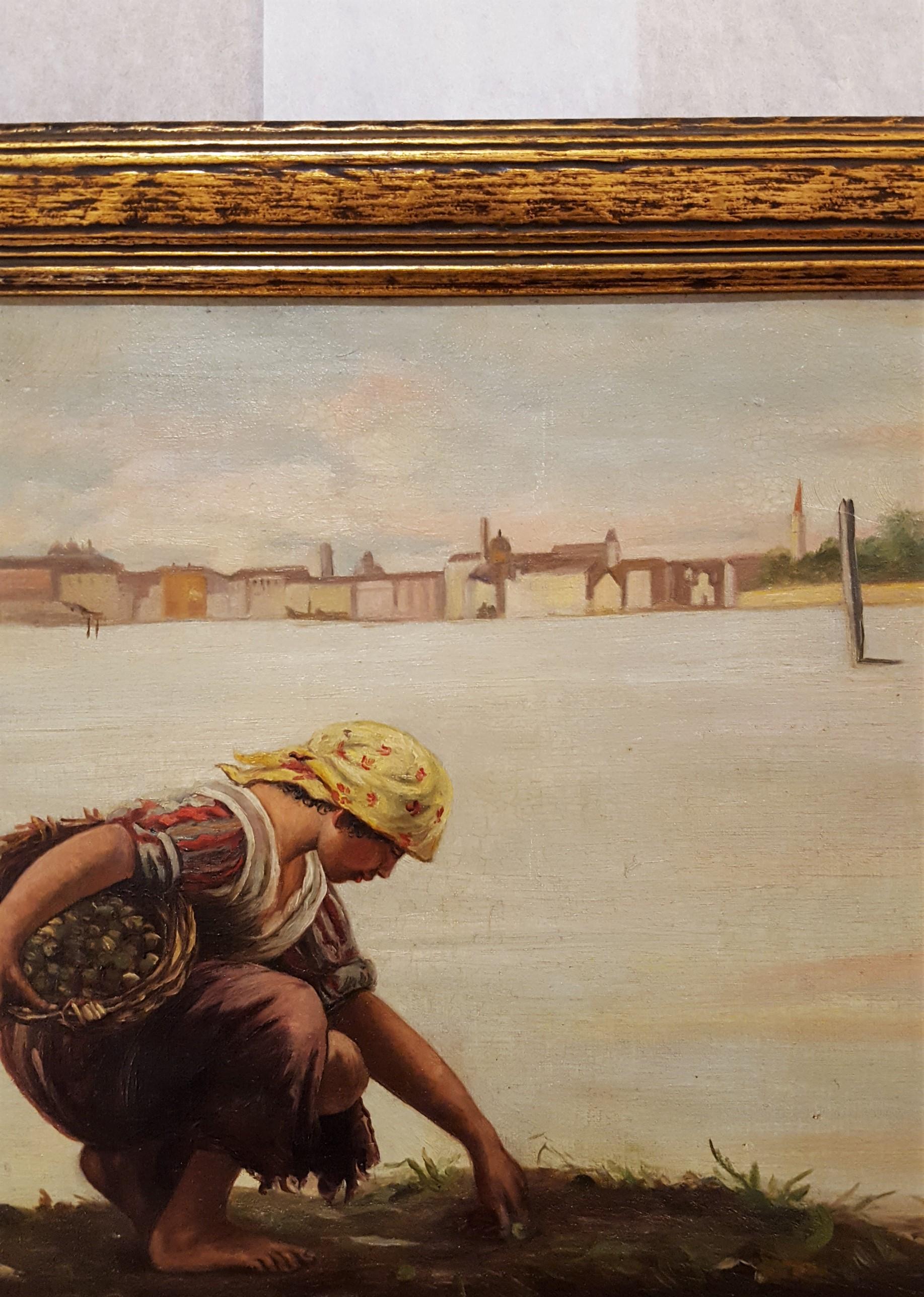At the Ebb of the Tide (The Cockle Picker, Venice) 3