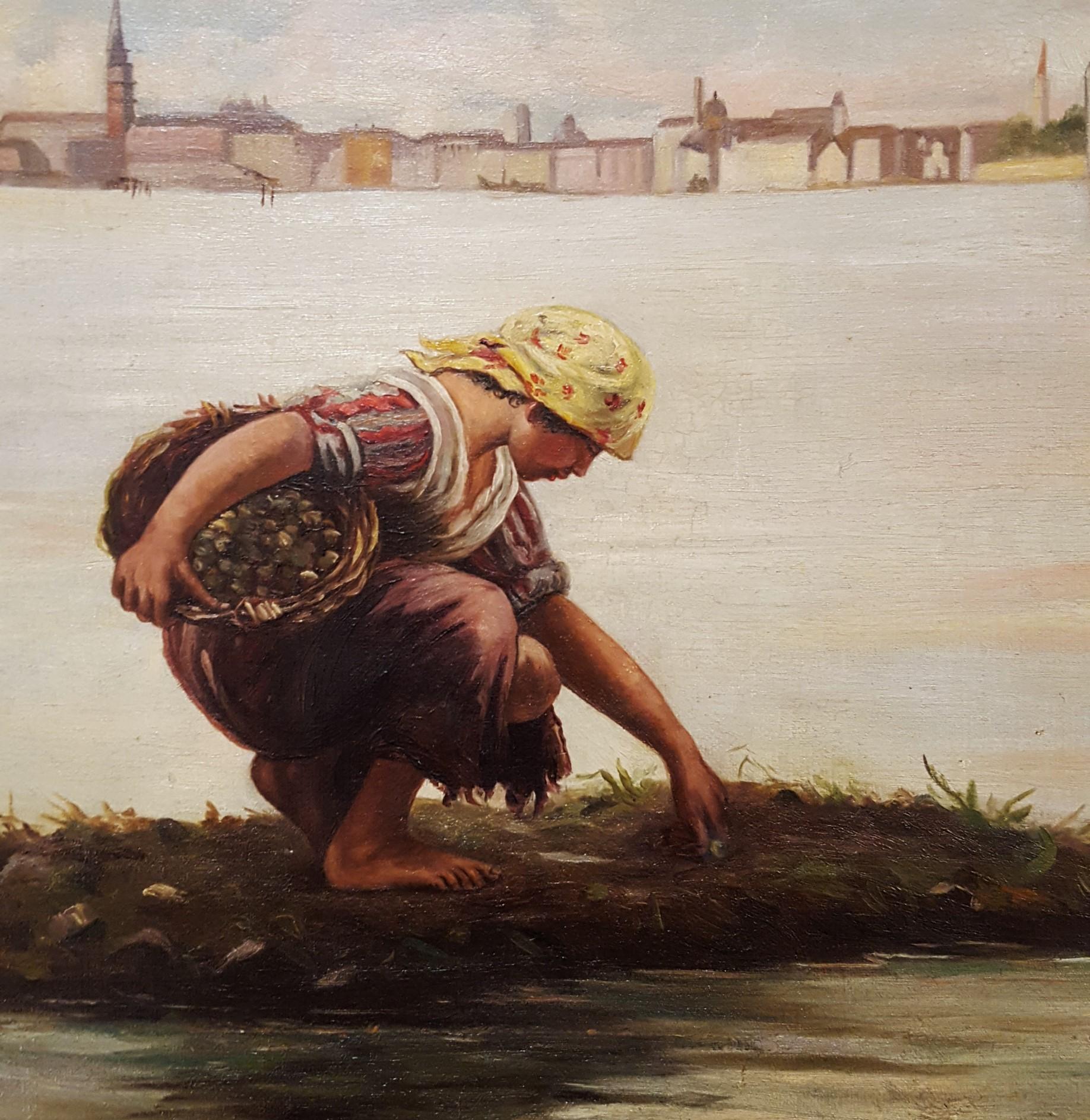 At the Ebb of the Tide (The Cockle Picker, Venice) 4