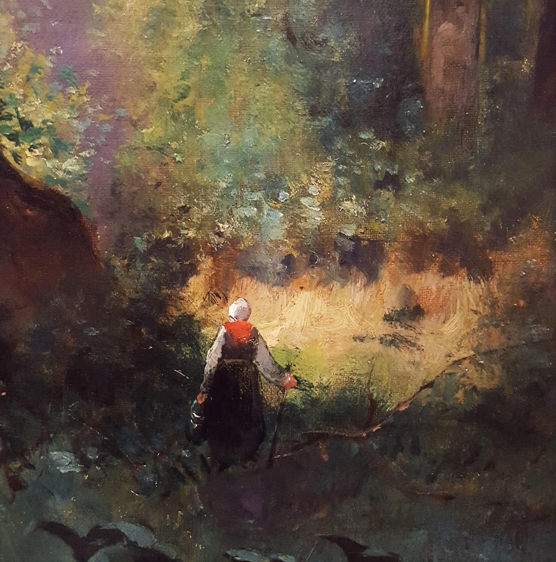 Woman in Forest Landscape 6